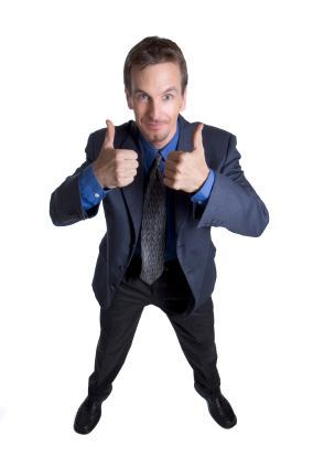 enlarge-your-penis-with-the-right-attitude man with two thumbs up - Enlarge Your Penis With the Right Attitude