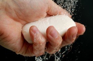 Warm water, a soft washcloth, and a mild, non-perfumed soap is all that's needed to keep your penis clean.