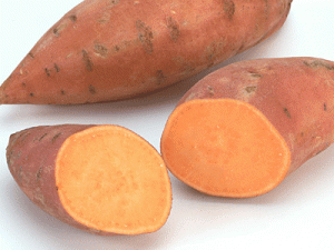 100g of sweet potatoes provides 384% of your DV of Vitamin A.