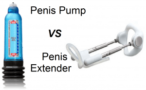 penis pump vs penis extender