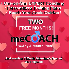 meCoach Valentine Special Free 2 months with any  3 month plan