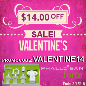 Phallosan Valentine Promo Code 14 dollars off